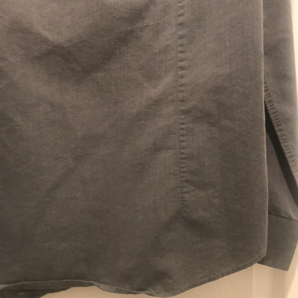 Men’s Slim Fit Stretch Long Sleeve Shirt Bar Sz M 15 34.35 - Picture 7 of 7